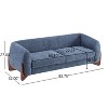 Christopher Knight Home Emma 82.75" Boucle Fabric 3 Seater Sofa - 3 of 4
