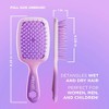 UNbrush Holiday Ombre Purple Detangling Hair Brush Gift Set - 2pk - 4 of 4