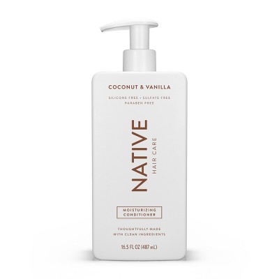 Native Coconut &#38; Vanilla Moisturizing Vegan Conditioner, Clean, Sulfate, Paraben and Silicone Free - 16.5 fl oz