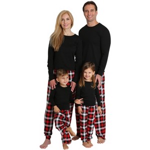 Christmas Pajama Shirt and and Pajama Pants Sleep Set Sizes (2T - X-Large) - 1 of 2
