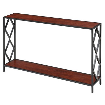 target metal console table