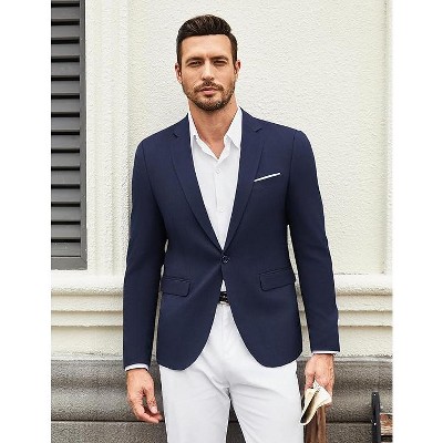 COOFANDY Mens Casual Blazer Suit Jackets One Button Sport Coats Lightweight Business Sports Jackets Khaki M — фото 2