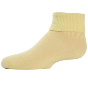 Memoi Kids' Triple Roll Cotton Blend Ankle Socks - 1 of 2