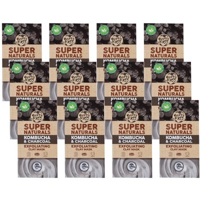 Earth Kiss Kombucha and Charcoal Exfoliating Clay Mask - Case of 12/0.35 oz