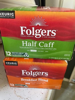 Folgers half caff outlet k cups