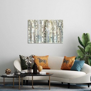 iCanvas Birch Wood Meadow by Susan Jill Canvas Print Wall Art - 1 of 3
