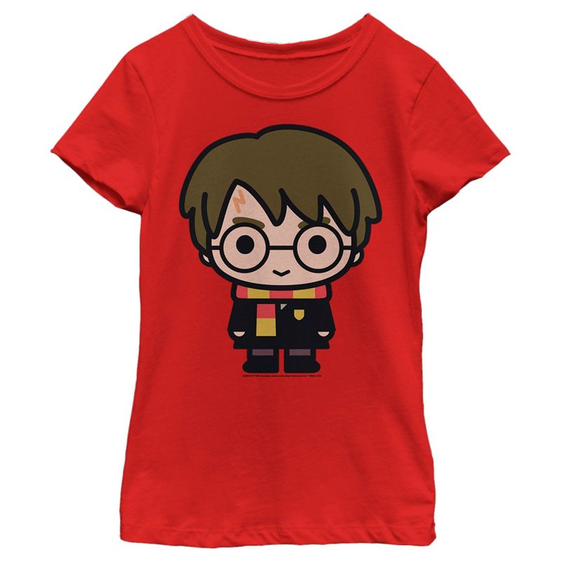 Girl's Harry Potter Harry Kawaii Cutie T-Shirt, 1 of 6