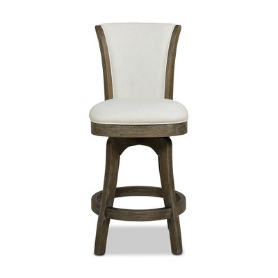 Jennifer Taylor Home Henry 27” Armless Swivel Counter Height Bar Stool ...