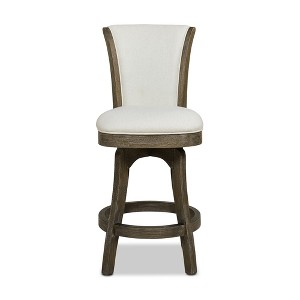 Jennifer Taylor Home Henry 27 inch Armless Swivel Counter Height Bar Stool - 1 of 4