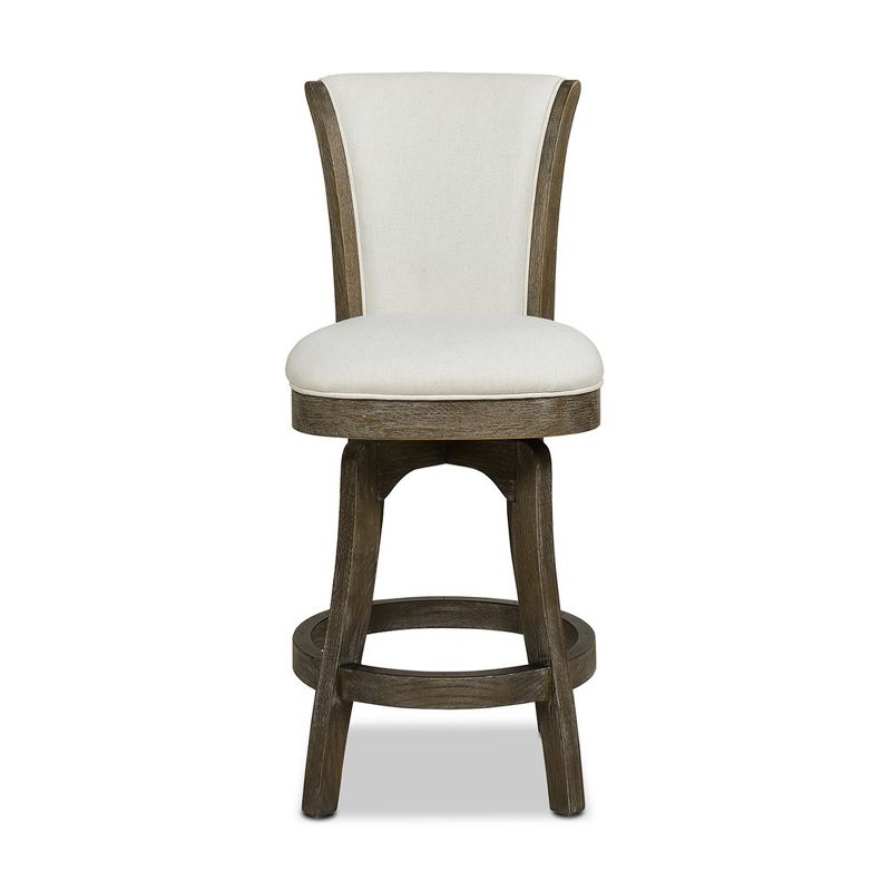 Jennifer Taylor Home Henry 27 inch Armless Swivel Counter Height Bar Stool, 1 of 9