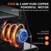 TROPOW 8-Inch Benchtop Band Saw¨C3A 1800RPM Copper Motor, 0-45¡ã Tilting Range for Wood/Aluminum/Plastic,Includes Fence & Miter Gauge (1-Pack, Gray) - 4 of 4