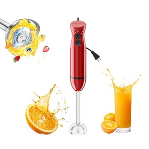 Bonsenkitchen Immersion Hand Blender, 2-Speed Portable Stick Mixer with Stainless Steel Blades for Soup, Smoothies, Puree, Baby Food - 1 of 4