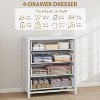 ODK Dresser for Bedroom, Chest of Drawers, Wooden Dressers Chest with Clothes Storage Cabinet, Drawer Organizer for Bedroom, Living Room - 4 of 4