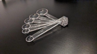 Kreigaven 6Pcs Plastic Measuring Spoons Measuring Cup Spoon Set