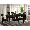 Modern Dining Set - Table with Leaf & 6 Chairs - Kitchen Dining Room Furniture - 2 of 4