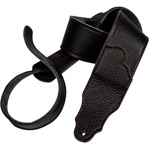 Franklin Strap 2.5" Original Black Glove Leather Guitar Strap - 1 of 1