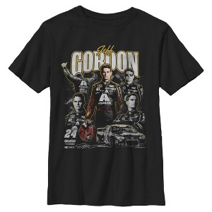 Boys Hendrick Motorsports Jeff Gordon Racing Car 24 Collage T Shirt - 1 of 4