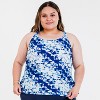 Women's Calypsa Maya Tankini Swim Top With Removable Cups - 3 of 4