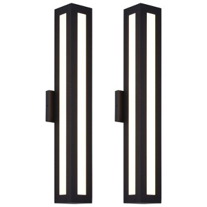 30 Inch Modern Outdoor Wall Light Exterior Lighting Fixtures, Integrated LED Contemporary Outdoor Wall Sconce Wall Lighting - 1 of 4
