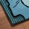 NICOLE MILLER NEW YORK Flora Grandeur Bloom Handcrafted Area Rug, Natural Wool Rug - 2 of 4