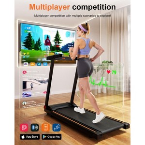 DeerRun Folding Treadmills for Home with 5% Incline, 3.5 HP Powerful Motor and 350 lbs Capacity - 1 of 4
