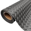 Diamond Plate Black PVC Garage Flooring Rolls - 3 of 4