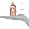 Old World Christmas Blown Glass Ornament for Christmas Tree, Standing Christmas Bunny - 4 of 4