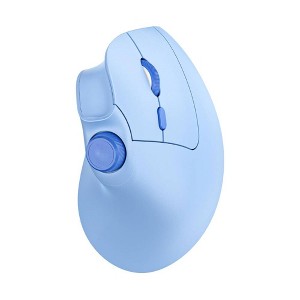 Evo Bytes Blue Adjustable Rechargeable Ergonomic Wireless Mouse - 1 of 4