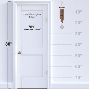 Woodstock Wind Chimes Signature Collection  Woodstock Habitats Rainfall Silver Wind Chime - 1 of 4