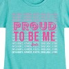 Girls' - Barbie - Proud To Be Me Fitted Short Sleeve Graphic T-Shirt - 2 of 4