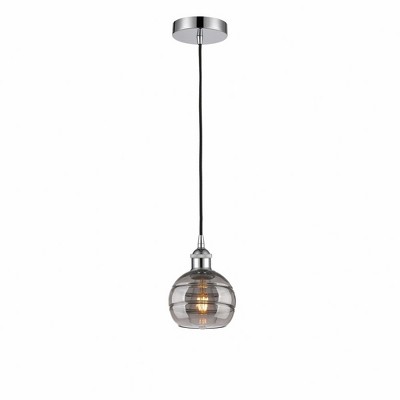 Rochester - 1 Light Cord Hung Mini Pendant In Industrial Style-7.88 Inches Tall and 5.88 Inches Wide