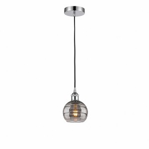 Rochester - 1 Light Cord Hung Mini Pendant In Industrial Style-7.88 Inches Tall and 5.88 Inches Wide - 1 of 1
