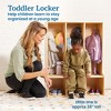 ECR4Kids Streamline 3-Section Toddler Coat Locker with Bench, 1 - 3 of 4