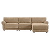 TIRAMISUBEST 110" Modular Sectional Sofa L Shape couch Chenille Cushion Sectional Ottoman USB and Type-C Charger- 4/6 Seat - 4 of 4