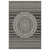 Lyngins Indoor/Outdoor Rug, Border Area Rug for Living Room, Durable Polypropylene, Kid/Pet-Friendly Patio Rug, Stain-Resistant Living Room Rug - 2 of 4