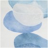 Canvas Abstract Overlapping Circle Framed Wall Art with White Frame Blue - The Novogratz - image 3 of 4