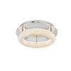 Elegant Lighting Bowen 1 - Light Flush Mount in  Chrome - 2 of 4