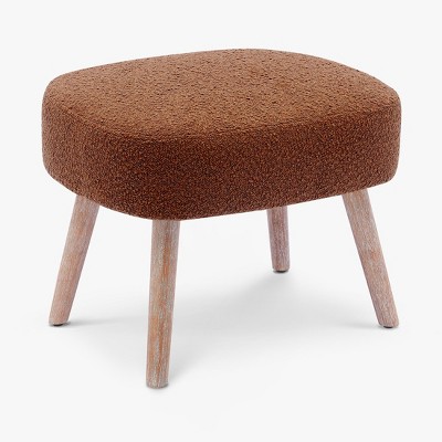 WestinTrends 21" Wide Square Upholstered Cushion Ottoman Foot Stool