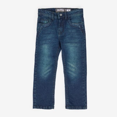 CULTURA Boy's Saddle Stitch Stretch Jeans