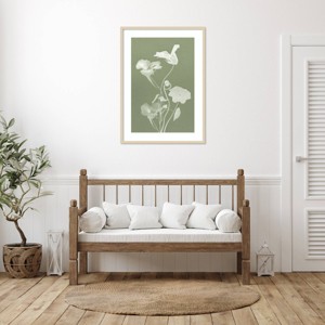 Amanti Art Floral Dance III by Leda Robertson Wood Framed Wall Art Print - 1 of 4