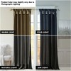 Faux Silk Bead Trim Luxurious Window Valance, DIY Twist Tab Top with Extra Lining Multi-Color Valance for All Decor Styles - 4 of 4
