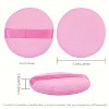 Kitcheniva 10 Pack Soft Velvet Makeup Powder Puffs With Finger Strap, Pink - 3 of 4