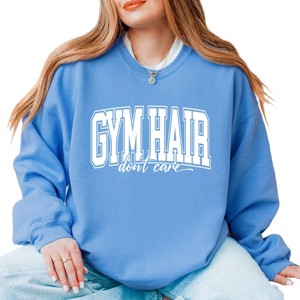 Simply Sage Market Gym Hair Varsity Sweatshirt - 1 of 4