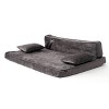 Precious Tails Modern Sofa Cat and Dog Bed - M - Gray - 2 of 4