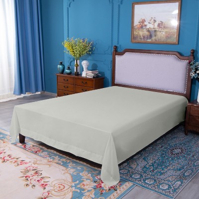 Brushed Microfiber Flat Sheet Only, Super Soft Hotel Quality Top Sheet - NTBAY