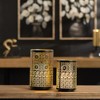 Mandala Punched Metal Candle Holder (Set of 2) - 4 of 4