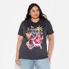 Women's The Smashing Pumpkins Short Sleeve Graphic T-Shirt - Black - 2 of 3