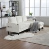 NicBex 3-Seater Chenille Sofa Couch with Removable Storage Ottoman & Cup Holders,Upholstered Sleeper Sofa for Living Room,Bedroom - 2 of 4