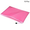 Unique Bargains Waterproof Cloth Zipper Home Office Travel File Bags 10 Pcs - 3 of 4