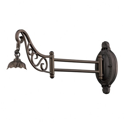 Elk Home Lorne Quay 1 - Light Swing Arm Lamp in  Tiffany Bronze